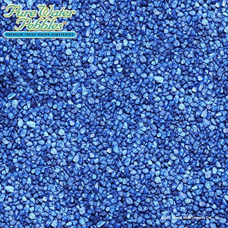 Pure Water Pebbles Aquarium Gravel - Marine Blue 5 Lbs (3.1-6.3 Mm Grain) Animals & Pet Supplies > Pet Supplies > Fish Supplies > Aquarium Gravel & Substrates Pure Water Pebbles   