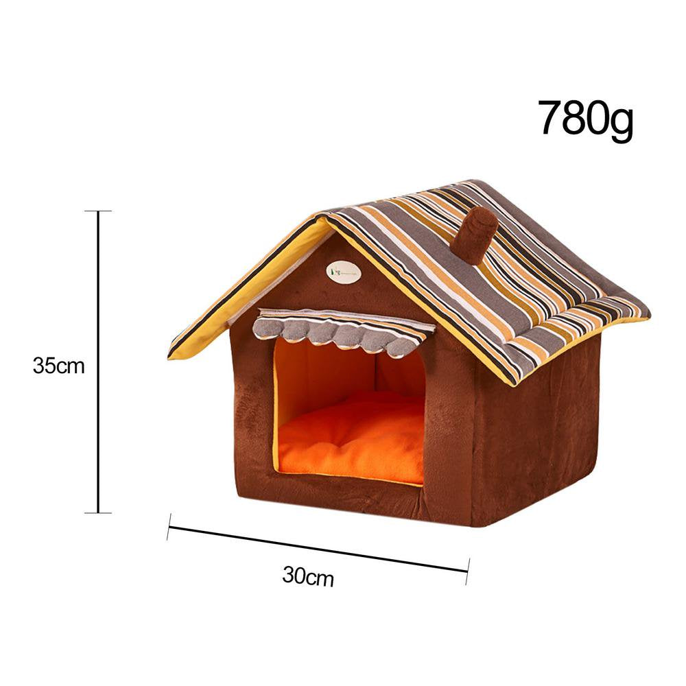 IMSHIE Dog House, Sun-Proof Rain-Proof Pet Houses, Fashionable and Practical Cat Sleeping House, Removable Enclosed Semi-Closed Dog Kennel, for 4 Seasons Fine Animals & Pet Supplies > Pet Supplies > Dog Supplies > Dog Houses IMSHIE   