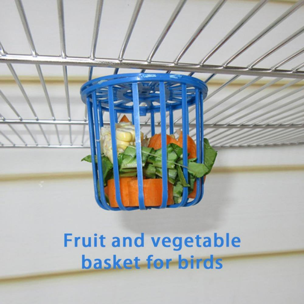 Creative Multi-Purpose Cage Hanging Toys Bird Fruit Vegetable Feeder Basket Cage Hanging Parrot Feeder Pet Feeding Supplies Animals & Pet Supplies > Pet Supplies > Bird Supplies > Bird Toys PRAETER   