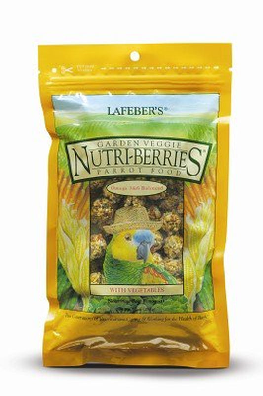 Lafeber Nutri-Berries Garden Veggie Parrot Bird Food, 10 Oz