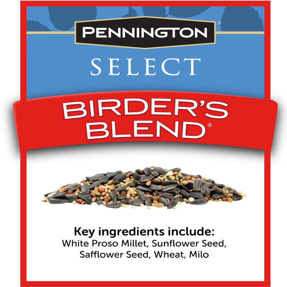 Pennington Select Birder'S Blend, Wild Bird Seed and Feed, 50 Lb. Bag Animals & Pet Supplies > Pet Supplies > Bird Supplies > Bird Food CENTRAL GARDEN & PET COMPANY   