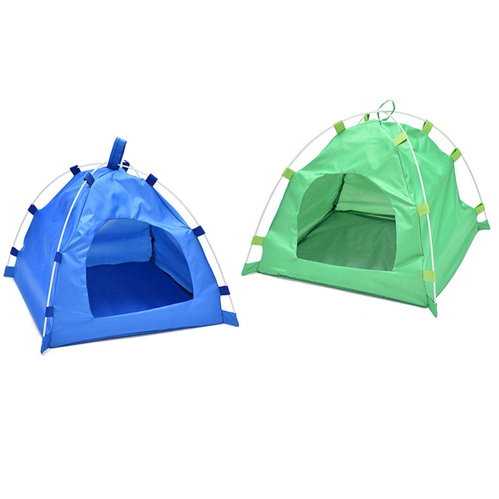 Oxford Portable Folding Pet Tent House Dog Cat Playing Bed Mat Waterproof Kennel Bed for Small Medium Dogs;Oxford Folding Pet Tent House Dog Cat Playing Mat Waterproof Kennel Bed Animals & Pet Supplies > Pet Supplies > Dog Supplies > Dog Houses GadgetVLot   