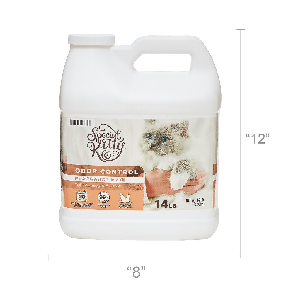 Special Kitty Odor Control Tight Clumping Cat Litter, Fragrance Free, 14 Lb Animals & Pet Supplies > Pet Supplies > Cat Supplies > Cat Litter Wal-Mart Stores, Inc.   