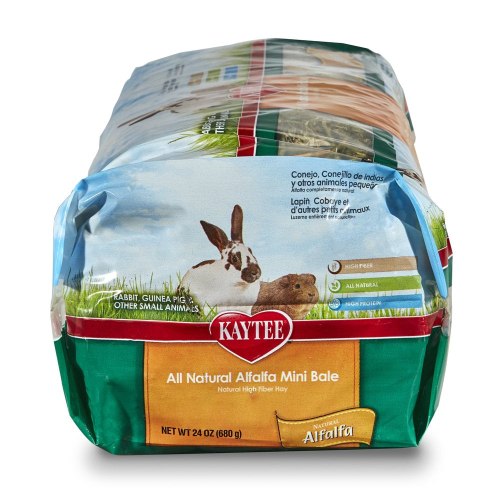 Kaytee All Natural Alfalfa Mini Bale Small Animal Food , 24.0 OZ Animals & Pet Supplies > Pet Supplies > Small Animal Supplies > Small Animal Food Kaytee Products, Inc   