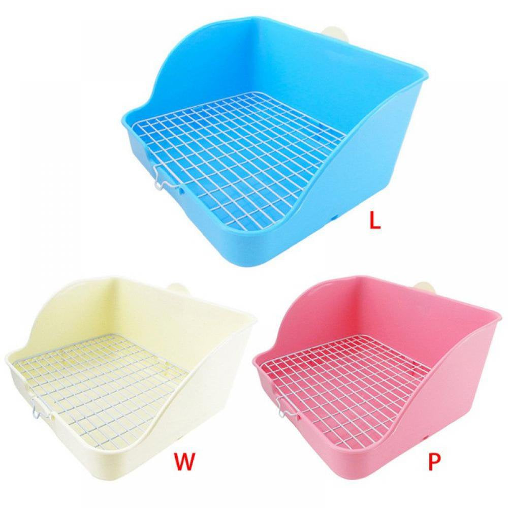 AVAIL Pet Small Rat Toilet Basin, Square Potty Trainer Corner Litter Bedding Box Pet Pan Let Small Animals Develop the Habit of Toileting at a Fixed Point, Dry and Hygienic Animals & Pet Supplies > Pet Supplies > Small Animal Supplies > Small Animal Bedding AVAIL   