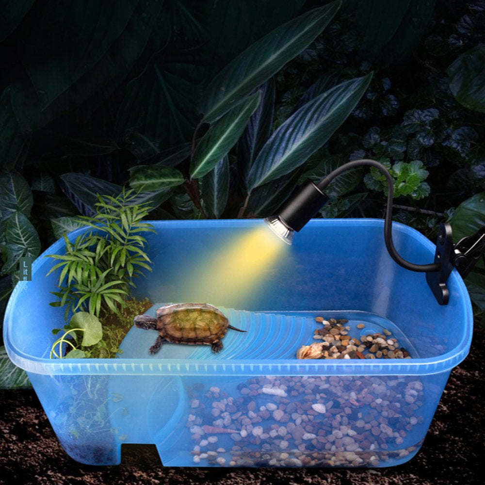 RELAX Reptile Heat Lamp with Dimmable Switch,Adjustable Basking Spot Heat Lamp for Animal Enclosures Aquariums 360°Rotatable Arm Heavy-Duty Clamp Suitable for Reptiles, Fish, Insects and Amphibians Animals & Pet Supplies > Pet Supplies > Reptile & Amphibian Supplies > Reptile & Amphibian Food 787396160   