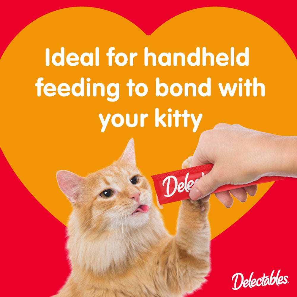 Hartz Delectables Squeeze up Lickable Wet Cat Treats, Chicken Senior 10+ Years, 4 Pack Animals & Pet Supplies > Pet Supplies > Cat Supplies > Cat Treats Hartz Mountain Corp   