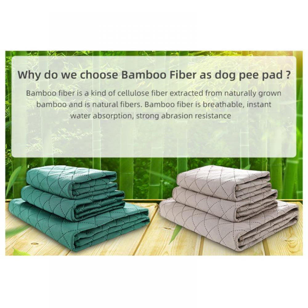 Washable Dog Pee Pads, Premium Pee Pads for Dogs, Waterproof Training Pads for Dogs & Reusable Dog Pee Pads (Green, 17.71*22.04") Animals & Pet Supplies > Pet Supplies > Dog Supplies > Dog Diaper Pads & Liners DN1598   