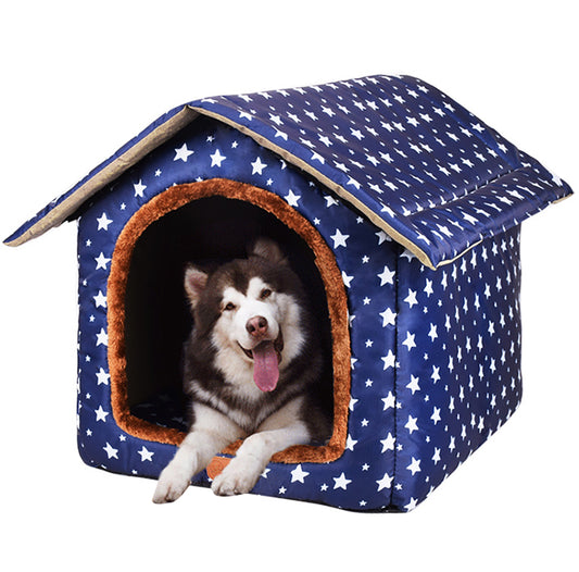 Pet House Soft Portable: Washable Detachable Cat Bed Cave Dog House for Indoor Animals & Pet Supplies > Pet Supplies > Dog Supplies > Dog Houses Bangcool   