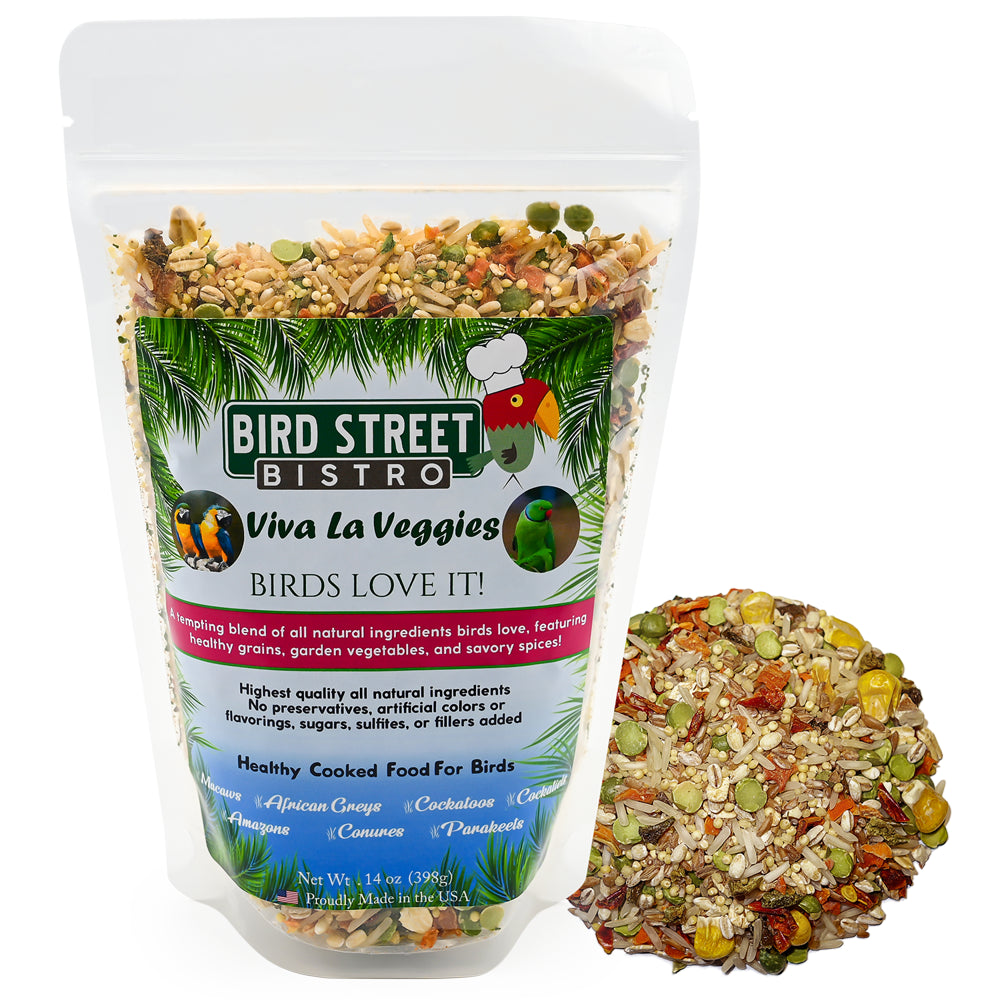 Bird Street Bistro Viva La Veggies Parrot Food Cooks in 3-15 Min Natural Legumes Animals & Pet Supplies > Pet Supplies > Bird Supplies > Bird Food Bird Street Bistro   