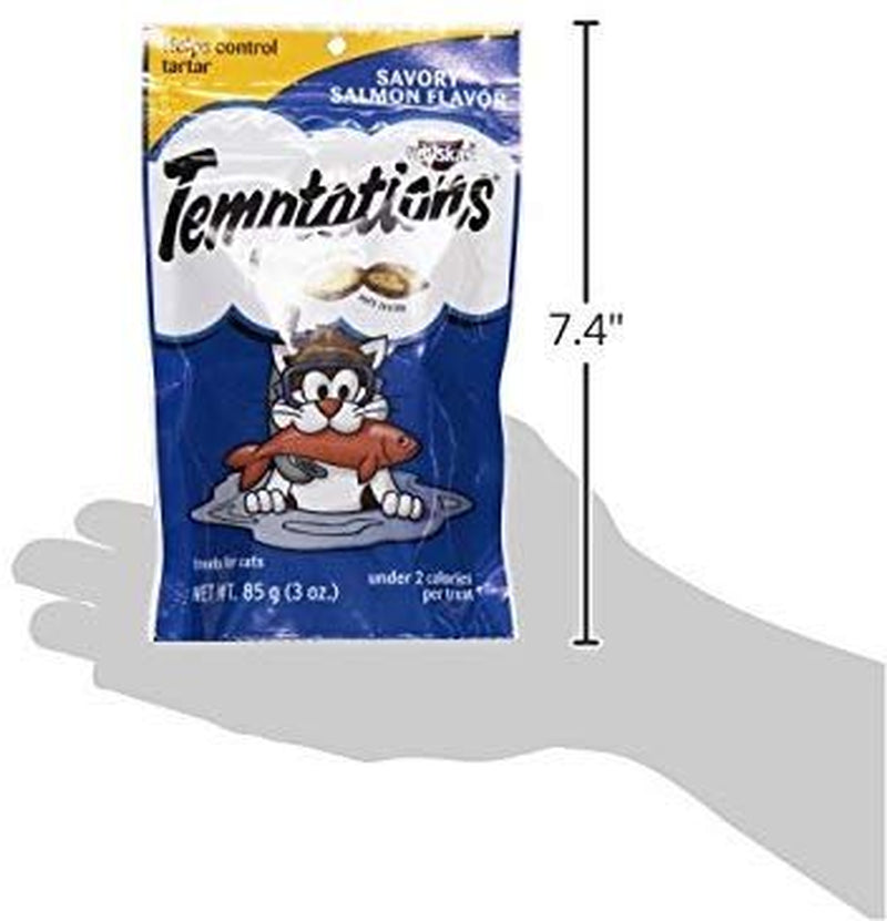 Whiskas Temptations Savory Salmon Cat Treats, 3 Oz Animals & Pet Supplies > Pet Supplies > Cat Supplies > Cat Treats Mars Petcare   