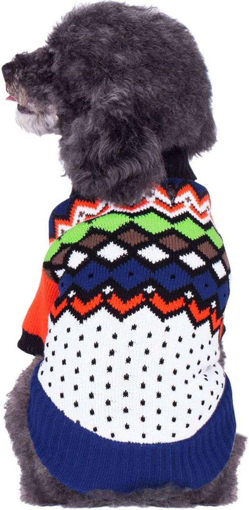 Blueberry Pet Chic Argyle All over Dog Sweater in Charcoal and Scarlet Red, Back Length 12", Pack of 1 Clothes for Dogs Animals & Pet Supplies > Pet Supplies > Dog Supplies > Dog Apparel Blueberry Pet Multicolor Rainbow of Single Layer 16 inch (Pack of 1) 