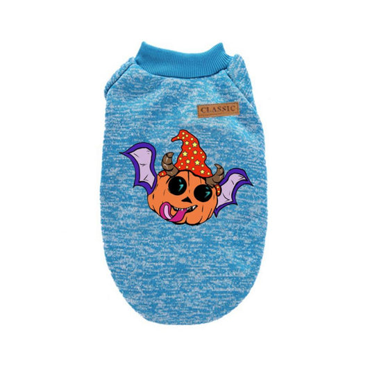 Marinavida Halloween Pet Dog Clothes Puppy Apparel Dog T-Shirts Soft Breathable Small Dog Sweatshirt Outfithalloween Party Costume Decor Animals & Pet Supplies > Pet Supplies > Dog Supplies > Dog Apparel MarinaVida S Blue 