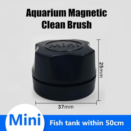 Fish Tank Brush Magnetic Brush Aquarium Supplies Fish Tank Glass Algae Scraper Cleaning Brush New Animals & Pet Supplies > Pet Supplies > Fish Supplies > Aquarium Cleaning Supplies CN Black  