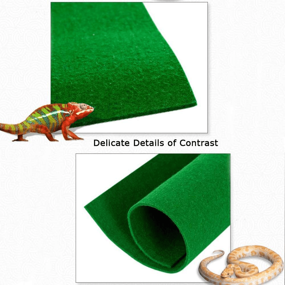 47.2" X 23.6" Reptile Carpet Large Mat Substrate Liner Bedding Reptile Supplies for Terrarium Lizards Snakes Bearded Dragon Gecko Chamelon Turtles Iguana