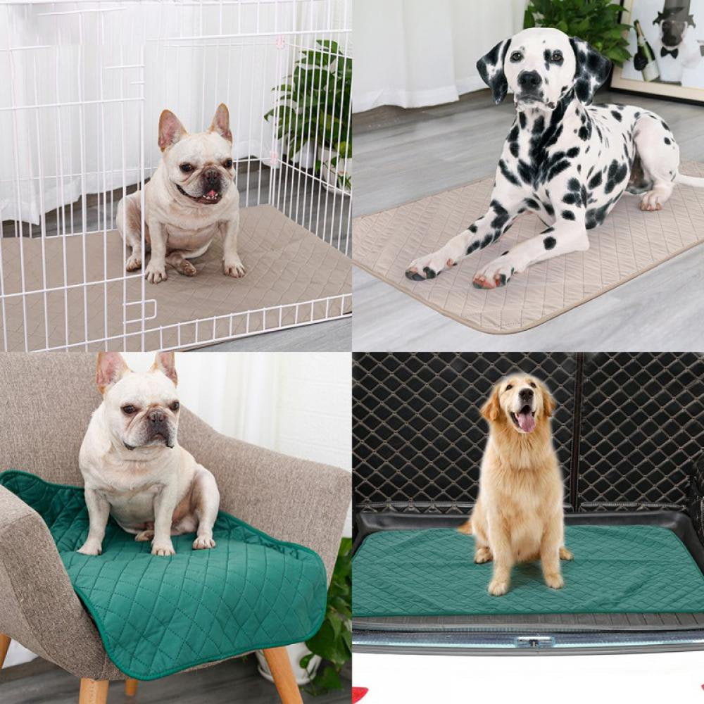 Washable Reusable Puppy Pee Pad, Highly Absorbent Non Slip Dog Training Whelping Pads with Waterproof Bottom, Guinea Pig Fleece Cage Pen Liner Cats Food Feeding Mat Animals & Pet Supplies > Pet Supplies > Dog Supplies > Dog Diaper Pads & Liners Wisremt   