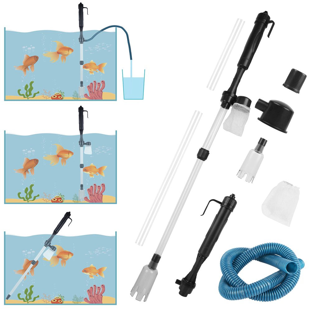 Aquarium Manual Cleaner Tool, Imountek Gravel Vacuum Cleaner Fish Tank Cleaning Syphon Water Animals & Pet Supplies > Pet Supplies > Fish Supplies > Aquarium Cleaning Supplies GPCT   