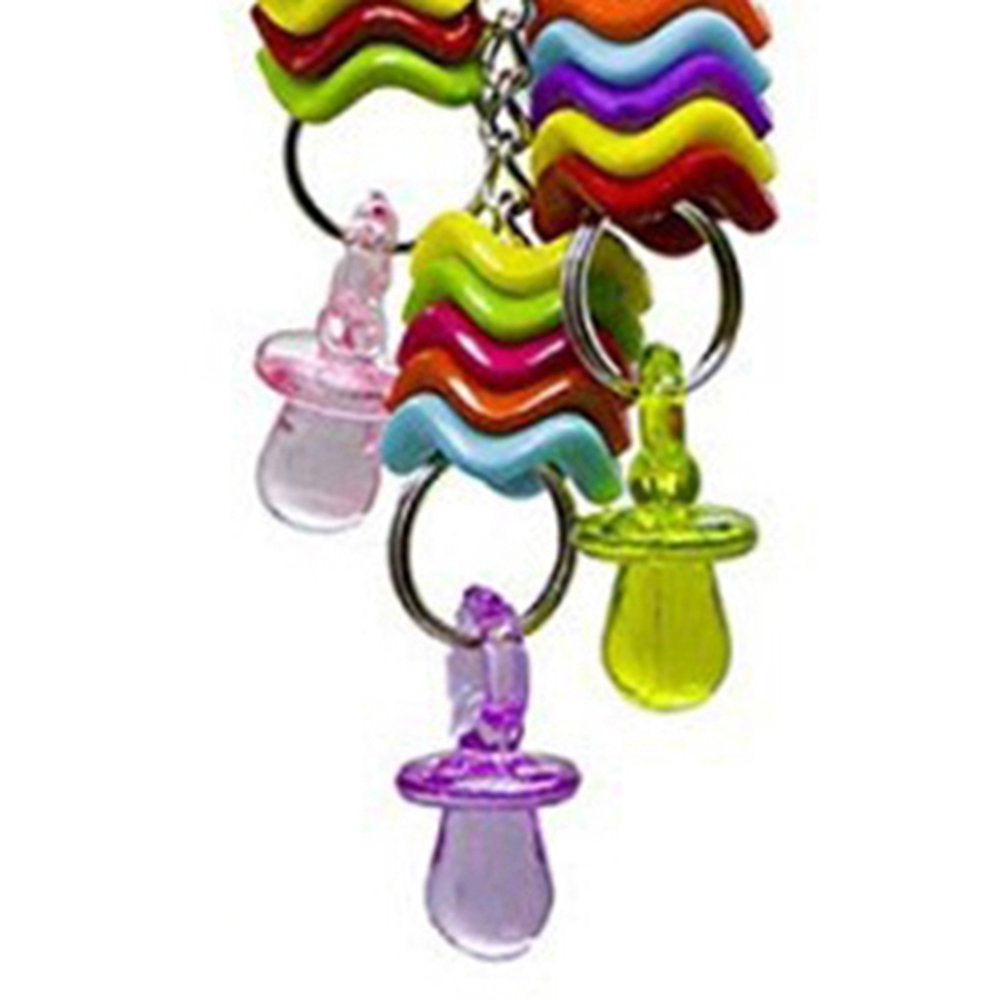 Visland Bird Parrot Toy Chew Toys Large Pet Bells Cage Bell Swing Hanging Bell Toys Animals & Pet Supplies > Pet Supplies > Bird Supplies > Bird Toys Visland   