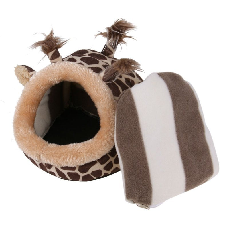 Warm Guinea Pigs Bed,Hedgehog Winter Nest,Rat Chinchillas & Small Pet Animals Bed/Cube/House, Habitat, Lightweight, Durable, Portable