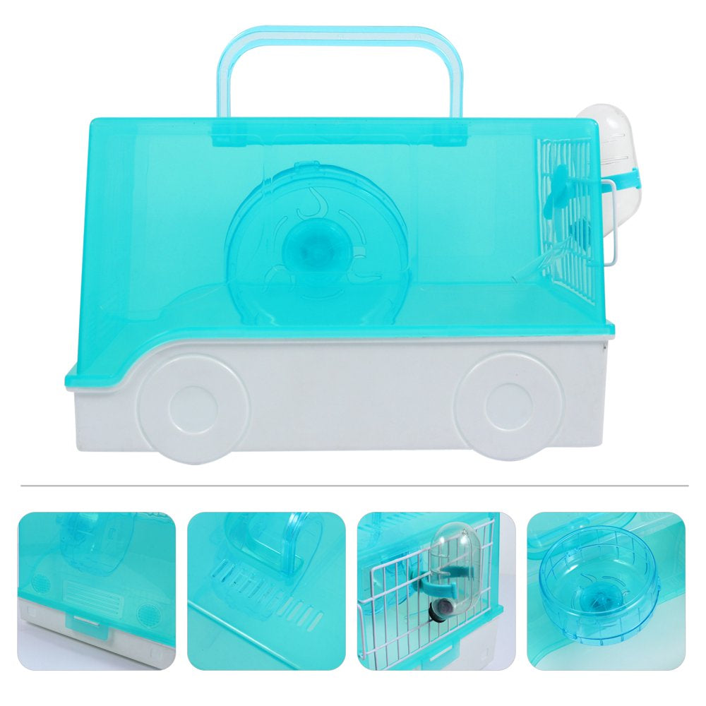 Frcolor Hamster Cage Carrier Homes Gerbil Playground Heaven Biting Travel Houses Crittertrail Aquarium Habitat Portable Animal Animals & Pet Supplies > Pet Supplies > Small Animal Supplies > Small Animal Habitats & Cages FRCOLOR   