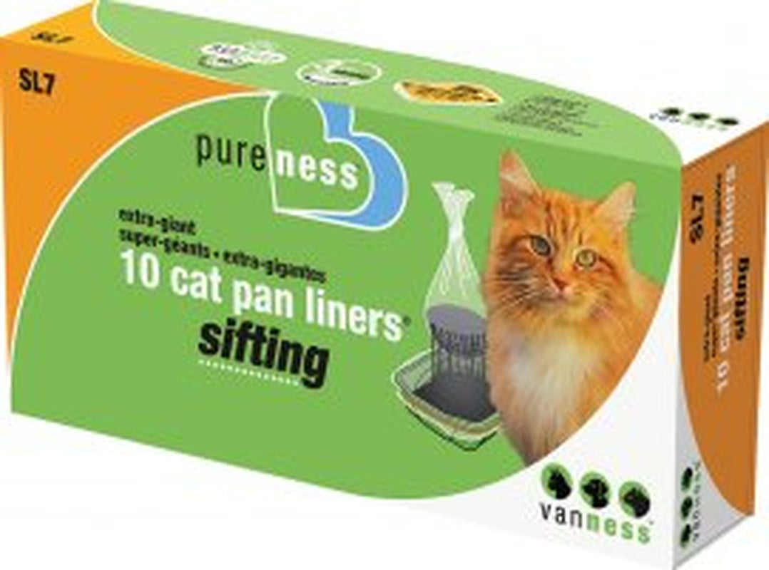 Pureness Sifting Cat Litter Box Liners, Extra-Giant, 10 Pack Animals & Pet Supplies > Pet Supplies > Cat Supplies > Cat Litter Box Liners Generic   