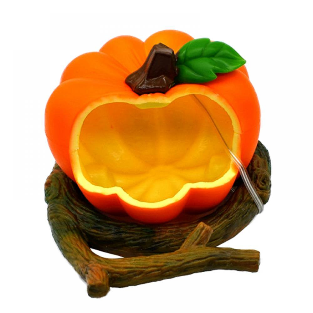 JOLLY Funny Fruit Shape Bird Parrot Feeder Cage Food Water Feeding Bowl Container Habitat for Small Animals Hamster Cage Reptile House Pet Feeder Natural Funny Nest Toy Animals & Pet Supplies > Pet Supplies > Small Animal Supplies > Small Animal Habitats & Cages Jolly's Pumpkin  