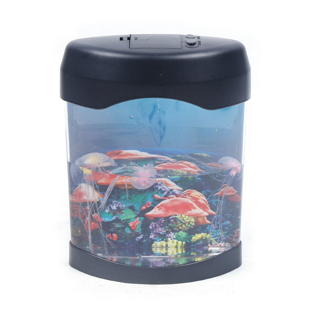 Miumaeov LED Jellyfish Tank Lamps Aquarium Color Change Night Light Desktop Decor Gift USB Animals & Pet Supplies > Pet Supplies > Fish Supplies > Aquarium Lighting YYQDXQ   