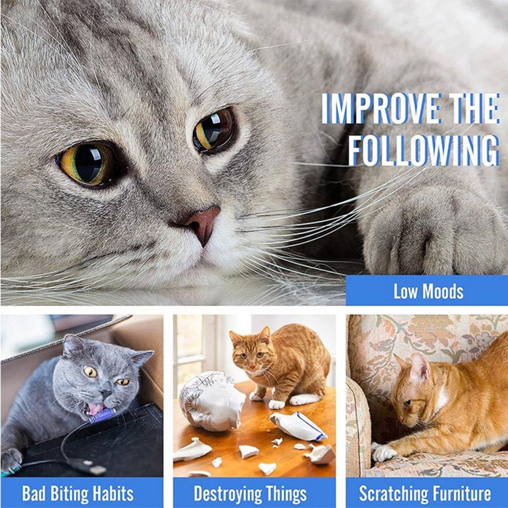 HKEEY Floppy Fish Cat Toy, Upgraded for Cat Toys for Indoor Cats, Interactive Cat Toys for Cat Exercise, Wiggle Fish Catnip Toys Animals & Pet Supplies > Pet Supplies > Cat Supplies > Cat Toys HKEEY   