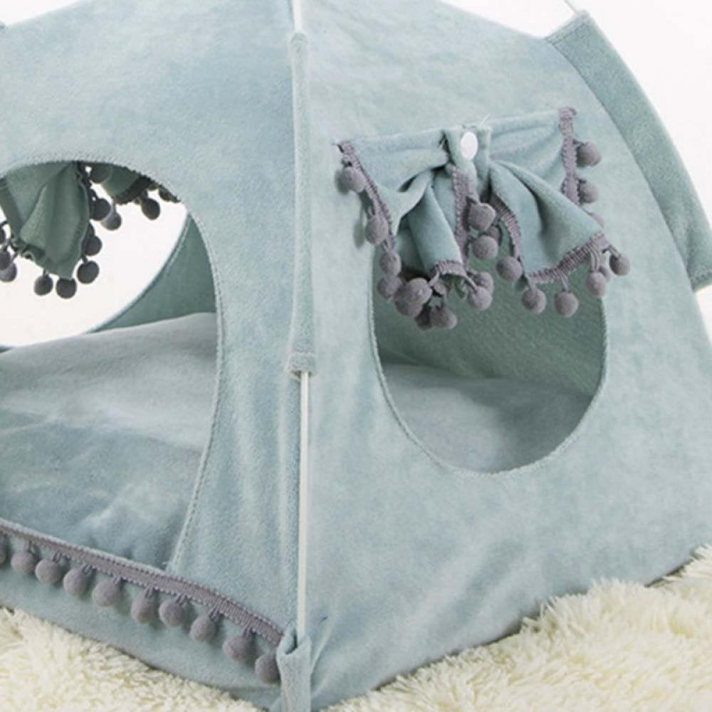 Pet Teepee Dog & Cat Bed - Dog Tents & Pet Houses with Cushion Animals & Pet Supplies > Pet Supplies > Dog Supplies > Dog Houses Crowdstage   