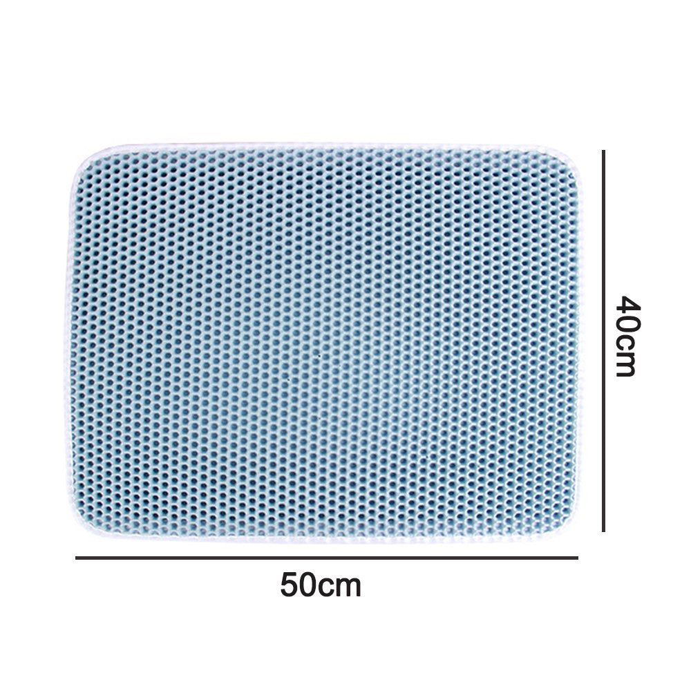 Cat Litter Trapper Litter Mat, Cat Mat, Litter Box Mat Water Proof Layer and Puppy Pad Option. Animals & Pet Supplies > Pet Supplies > Cat Supplies > Cat Litter Box Mats Xelparuc   