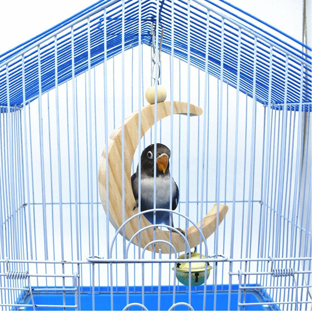 Parrot Toys and Pet Bird Accessories Swing Stand Parakeet Cage, Large, Bell Animals & Pet Supplies > Pet Supplies > Bird Supplies > Bird Cage Accessories NYXBERRYT   