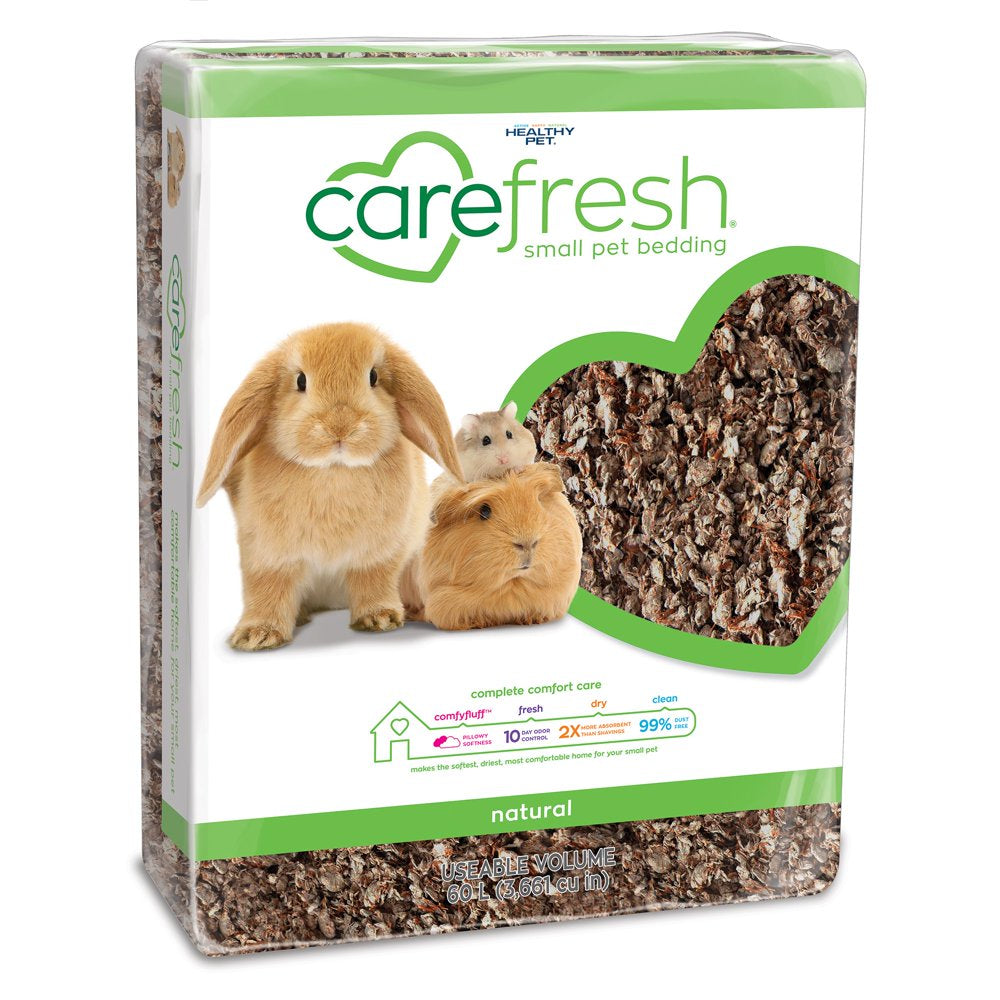 Healthy Pet® Carefresh® Natural Small Pet Bedding for Small Animals 60 L Animals & Pet Supplies > Pet Supplies > Small Animal Supplies > Small Animal Bedding Healthy Pet®   