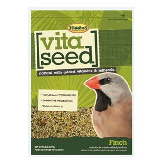 Higgins Vita Seed Finch Bird Food, 5 Lb Animals & Pet Supplies > Pet Supplies > Bird Supplies > Bird Food HIGGINS GROUP   