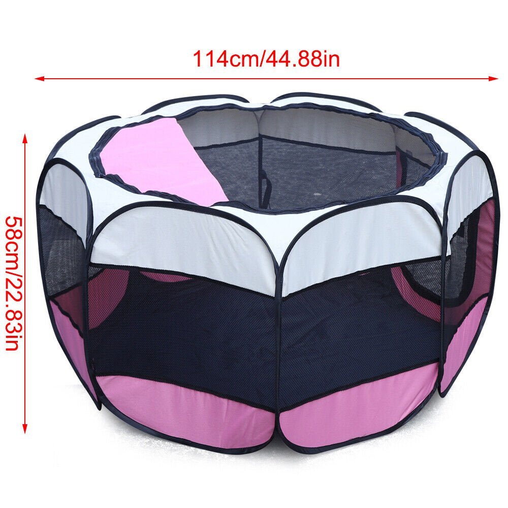 Portable Foldable Playpen Dog Outdoor Water-Resistant Cover Cat Rabbit for Pets Portable Playpen Dog Outdoor Playpen Toddler Play Yard for Pets Dog/Cats/Rabbits Animals & Pet Supplies > Pet Supplies > Dog Supplies > Dog Kennels & Runs KOL PET   