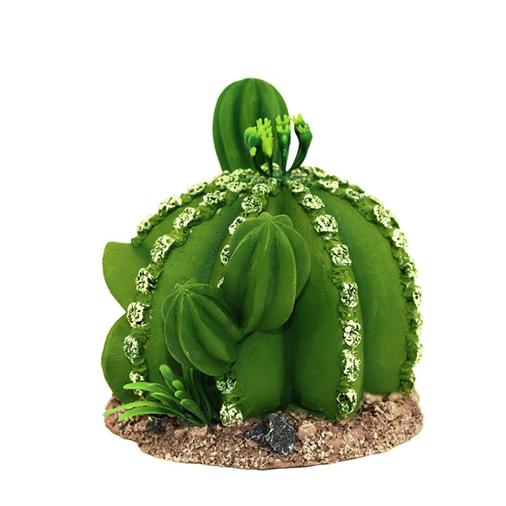 VIEGINE Terrarium Cactus Plants Habitat Decoration for Reptiles and Amphibians Artificial Landscaping Accessories for Fish Tank Animals & Pet Supplies > Pet Supplies > Small Animal Supplies > Small Animal Habitat Accessories VIEGINE A  