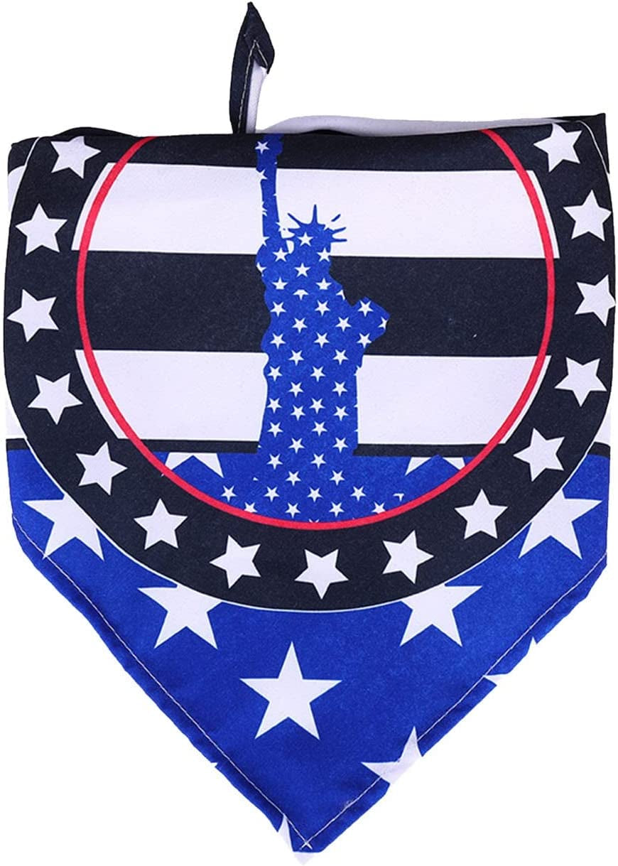 Dog Birthday Boy Bandana Pet Happy Birthday Party Independence Day Pet Bandana 1 PC USA Dog Bandanas Reversible Dog Bandanas Triangle Bibs Scarf for 4Th of Pet Dog Scarf Bandana for Dogs (C, One Size) Animals & Pet Supplies > Pet Supplies > Dog Supplies > Dog Apparel Generic D One Size 