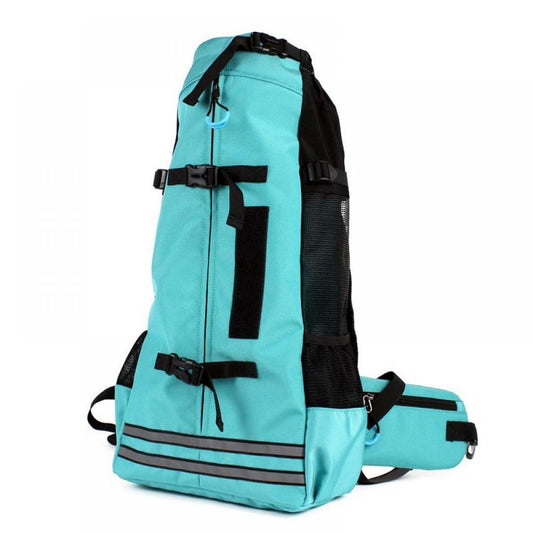 Clearance! Pet Backpack Puppy Outgoing Travel Bag Detachable Medium Dog Breathable Sport Bag Carrier for Traveling Double Shoulder Bags Animals & Pet Supplies > Pet Supplies > Dog Supplies > Dog Apparel Abcelit L Green 
