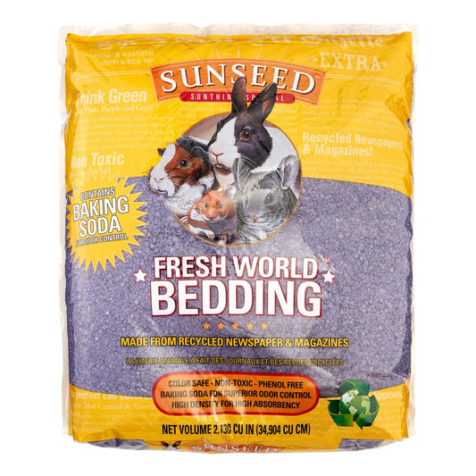 Sunseed Fresh World Small Animal Bedding, Pink, 20 Lb Animals & Pet Supplies > Pet Supplies > Small Animal Supplies > Small Animal Bedding SEA CHEM LABORATORIES INC.   