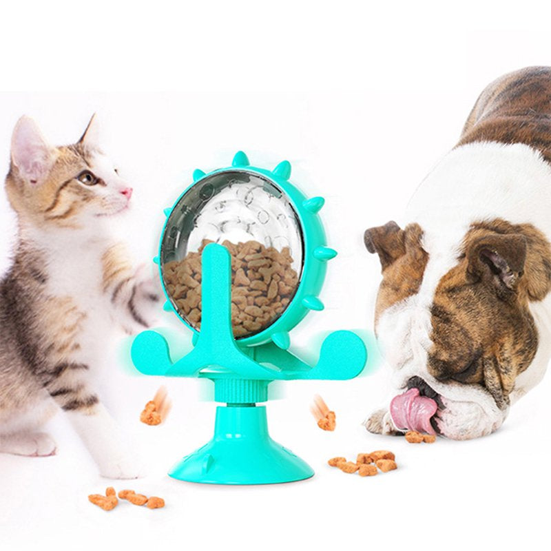 Rotating Windmill Treat Dispenser Pet Toy Pet Supplies Cat Leaking Food Puzzle Toy for Cat Dog Animals & Pet Supplies > Pet Supplies > Cat Supplies > Cat Toys CN   