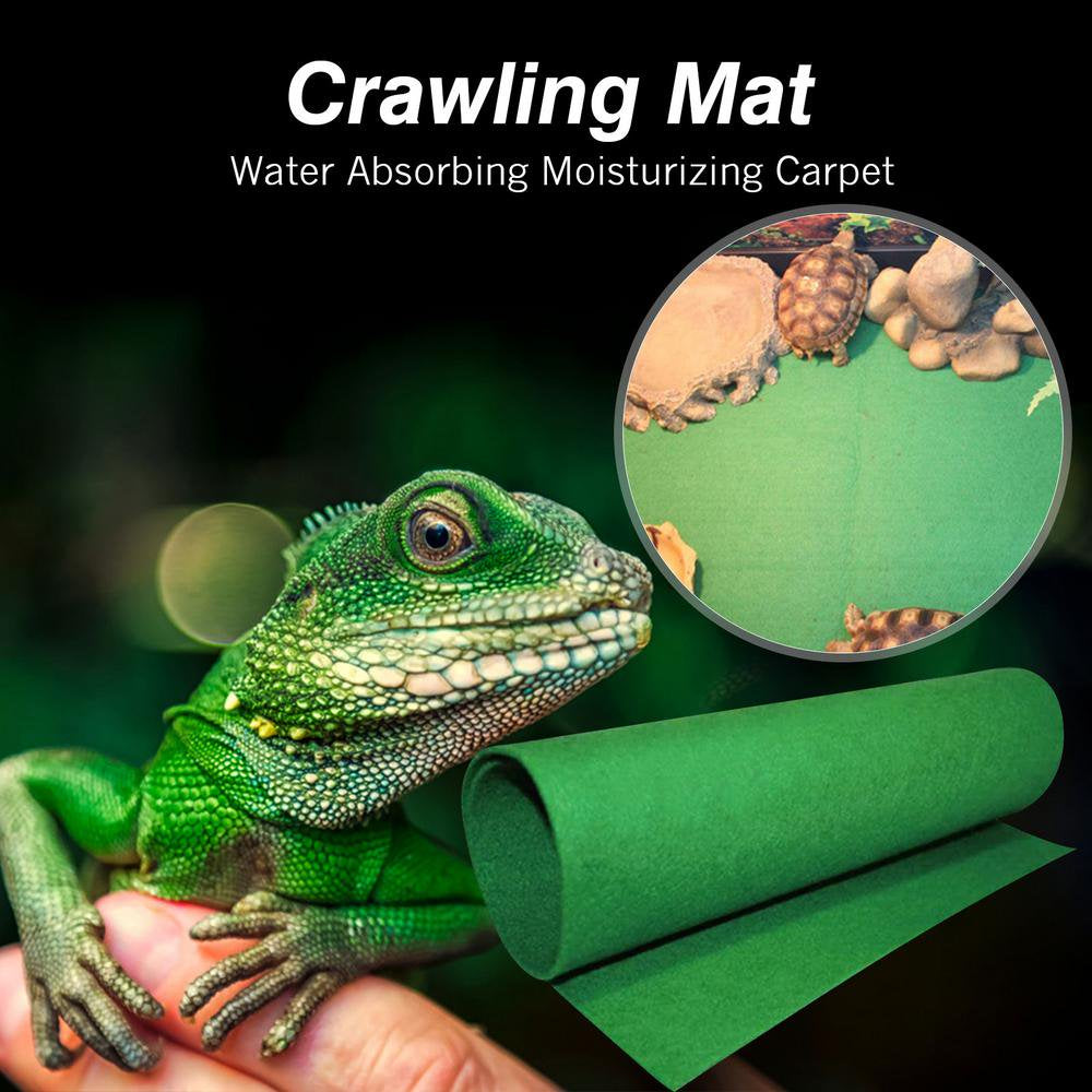 IMSHIE Terrarium Bedding Substrate Liner - Reptile Carpet - Reusable Pet Terrarium Liner - Mat Supplies for Lizard Tortoise Snake 15.75''-39.37'' Reliable Animals & Pet Supplies > Pet Supplies > Reptile & Amphibian Supplies > Reptile & Amphibian Substrates IMSHIE   