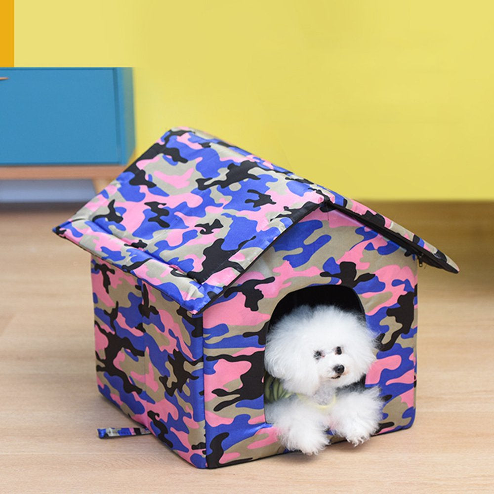 Pet House Exquisite Large Space Comfortable Portable Warm Cat Thickened Nest Dog House for Home Use Animals & Pet Supplies > Pet Supplies > Dog Supplies > Dog Houses duixinghas 1pcs random  