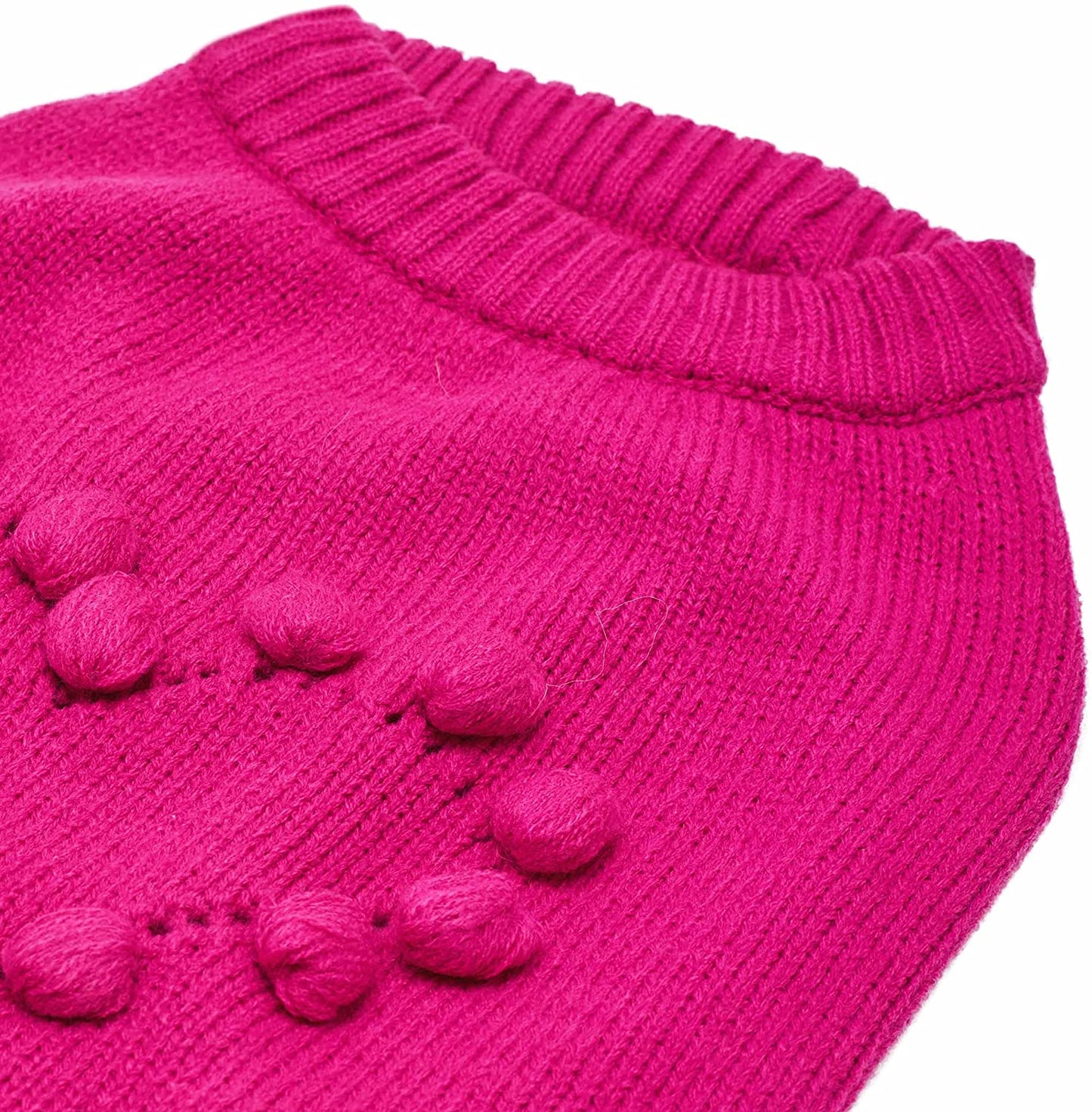 Blueberry Pet 2023 New Heart Dog Sweater Valentine’S Day Clothes for Large Girl Dogs, Hot Pink Pullover Crewneck Holiday Apparel, Back Length 20” Animals & Pet Supplies > Pet Supplies > Dog Supplies > Dog Apparel Blueberry Pet   