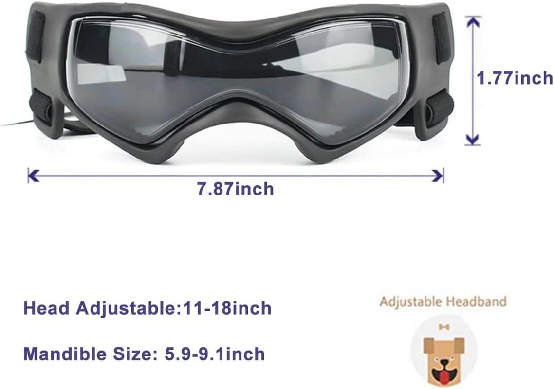 Dog Goggles Small or Medium Dog Sunglasses Anti-Uv Waterproof Windproof Glasses Dog Eyewear for Small Medium Breed (Red) Animals & Pet Supplies > Pet Supplies > Dog Supplies > Dog Apparel JIALI7SEC   