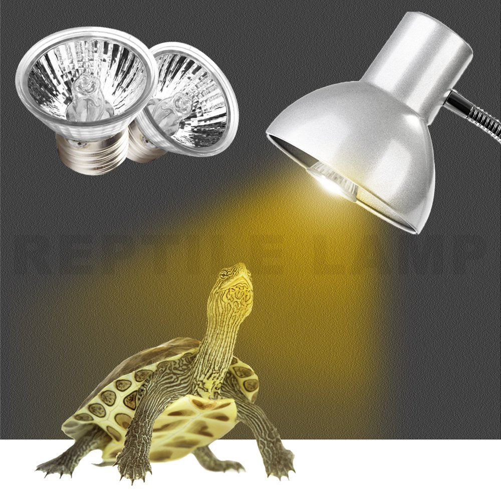 Elegant Choise Tortoise Reptile Heat Lamp Bulb,25W/50W Reptile Heat Lamp Bulb, UVA+UVB Light for Reptiles,E27 Heat Spotlight for Aquarium Reptile,Lizards,Turtle,And Amphibians  Elegant Choise   