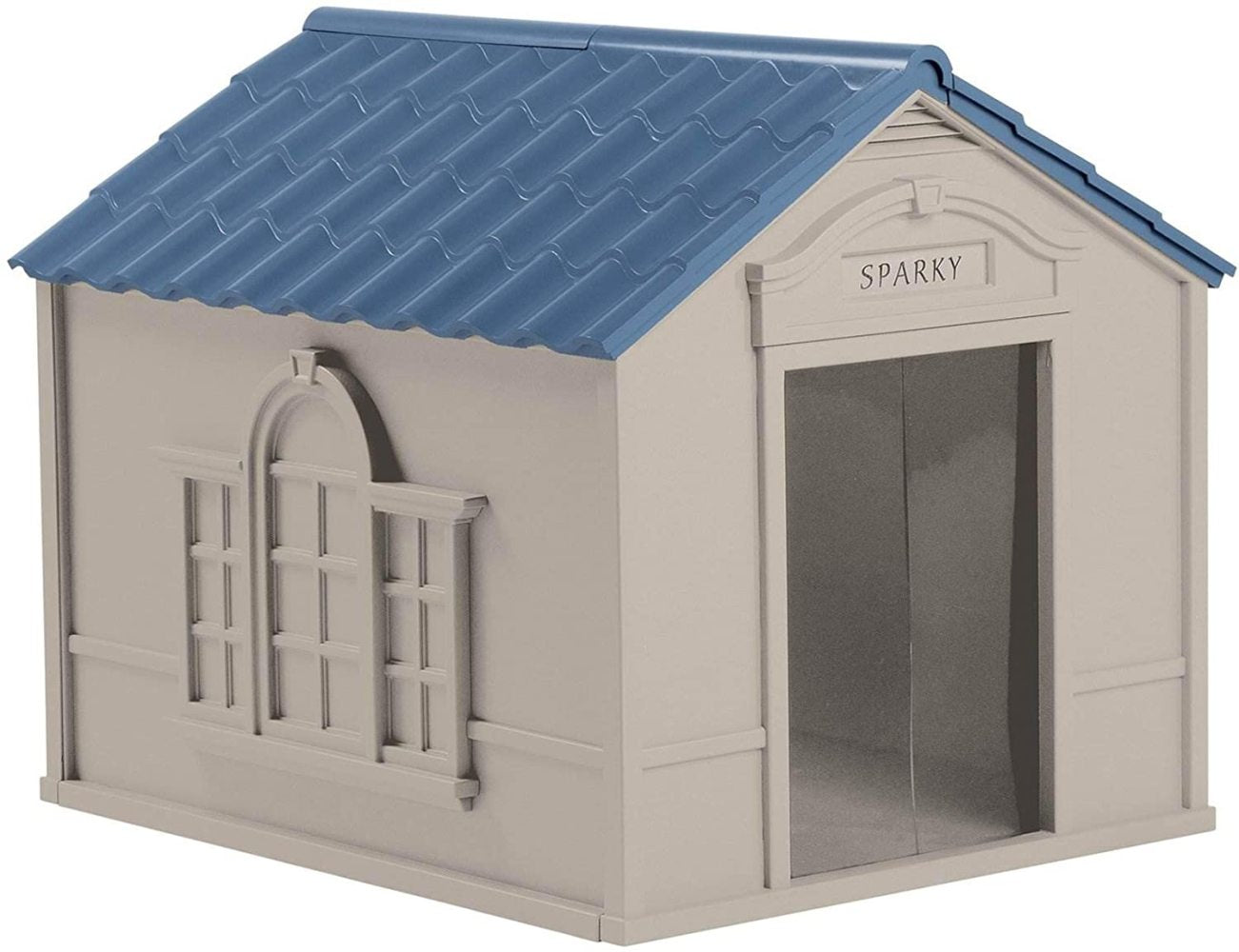 Suncast DH350 Deluxe Weatherproof Snap Together Resin Large Dog House (2 Pack) Animals & Pet Supplies > Pet Supplies > Dog Supplies > Dog Houses Suncast   