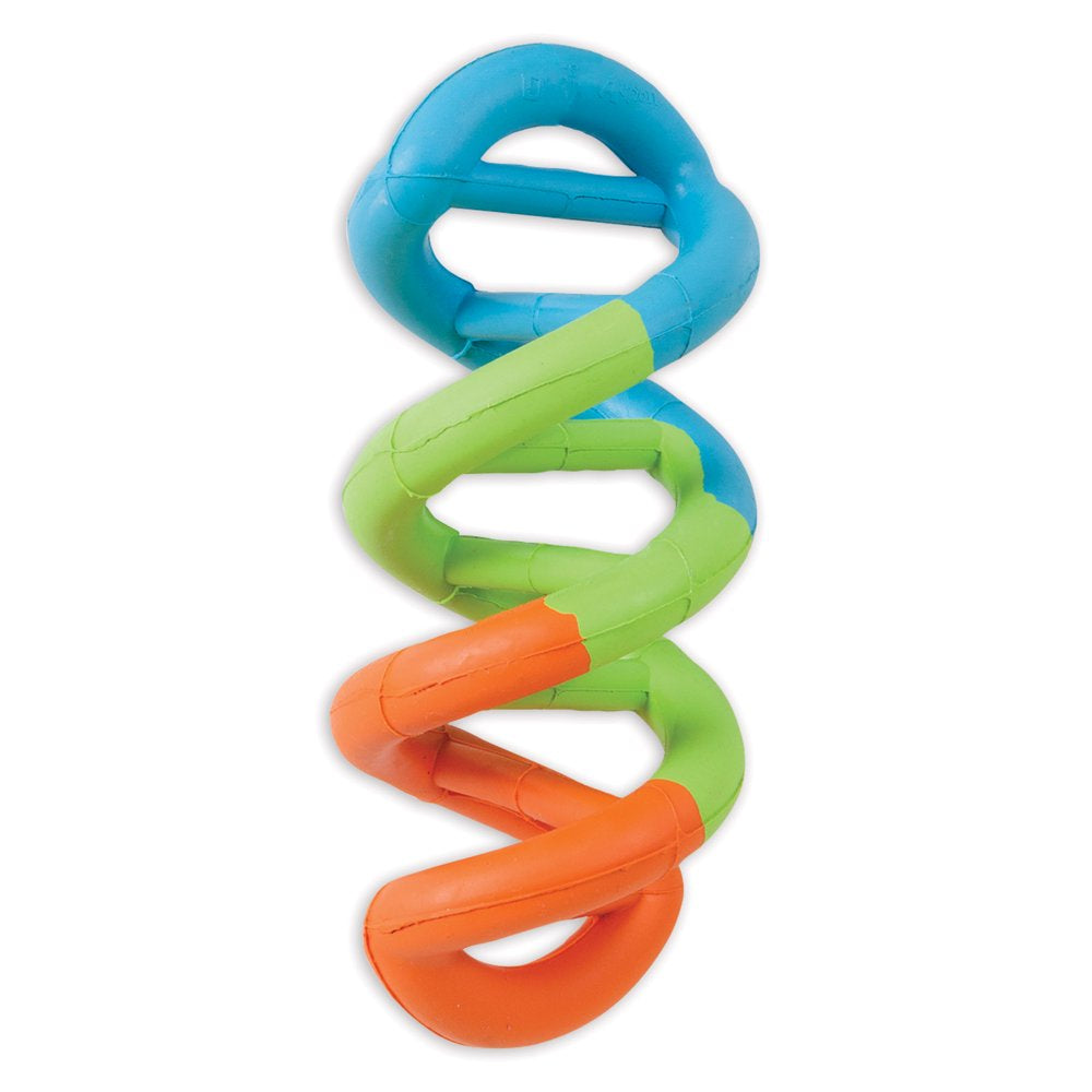 JW Dogs in Action Double Helix Shape Rubber Chew Toy, Large Animals & Pet Supplies > Pet Supplies > Dog Supplies > Dog Toys Doskocil Manufacturing Co Inc   