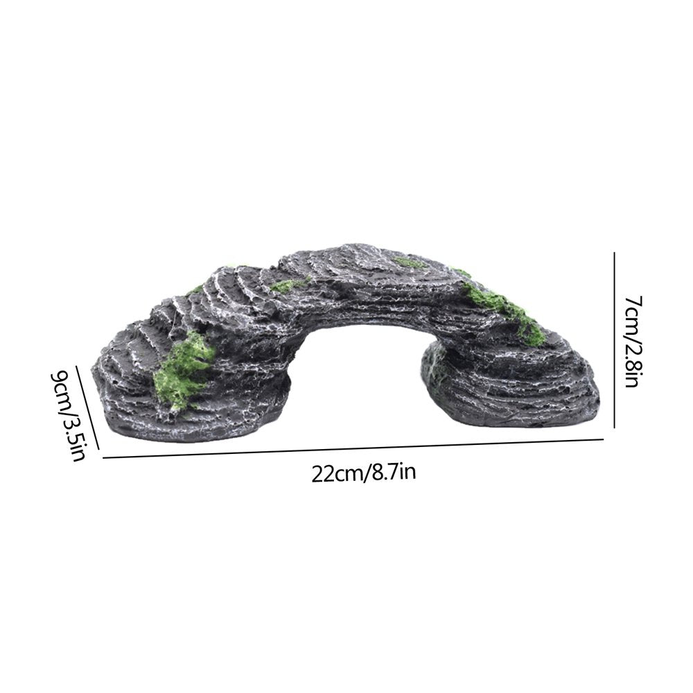 Creativearrowy Reptile Shale Step Ledge. Include Hiding Spots, Swim Throughs. Reptile Hide for Amphibians,Fish, Reptiles, and Small Animals Reptile Decor,Turtle Tank Accessories Animals & Pet Supplies > Pet Supplies > Small Animal Supplies > Small Animal Habitat Accessories CreativeArrowy   