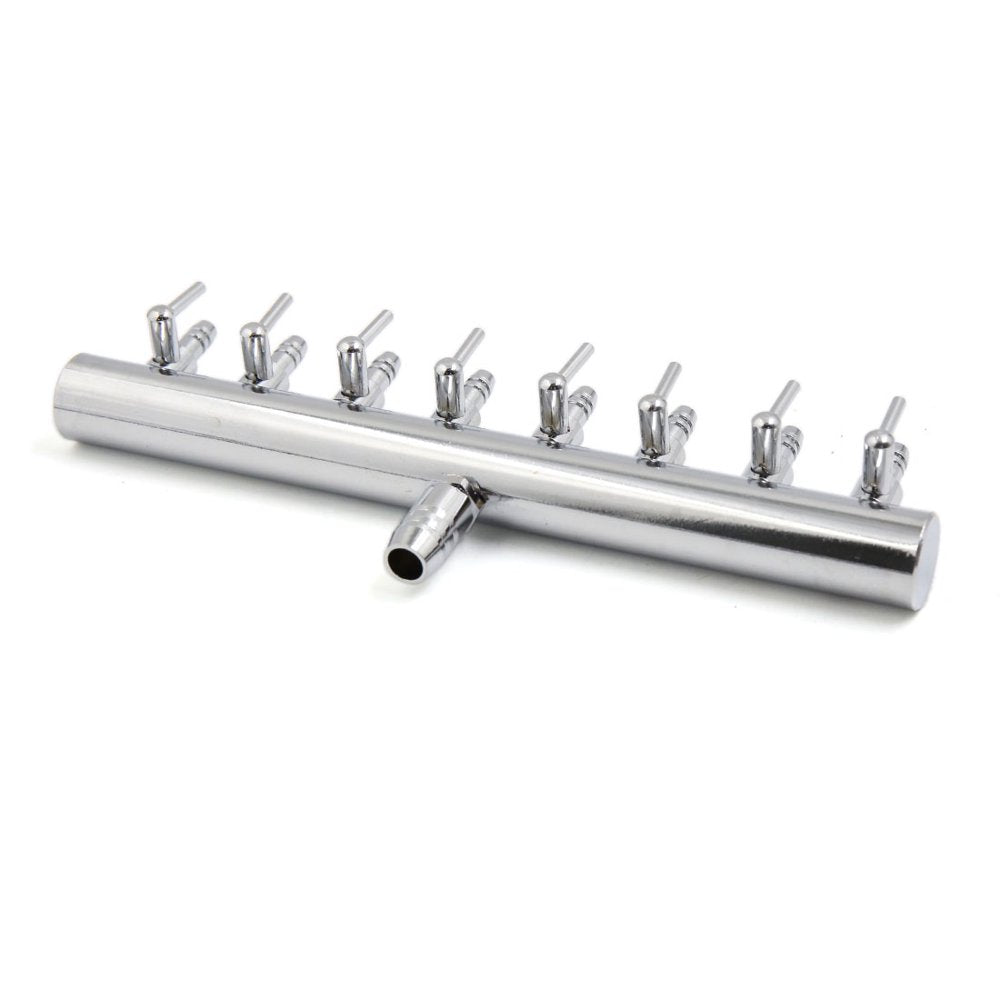 Stainless Steel Aquarium Fish Tank 8 Ways Air Flow Splitter Lever Control Valve Animals & Pet Supplies > Pet Supplies > Fish Supplies > Aquarium & Pond Tubing Unique-Bargains   