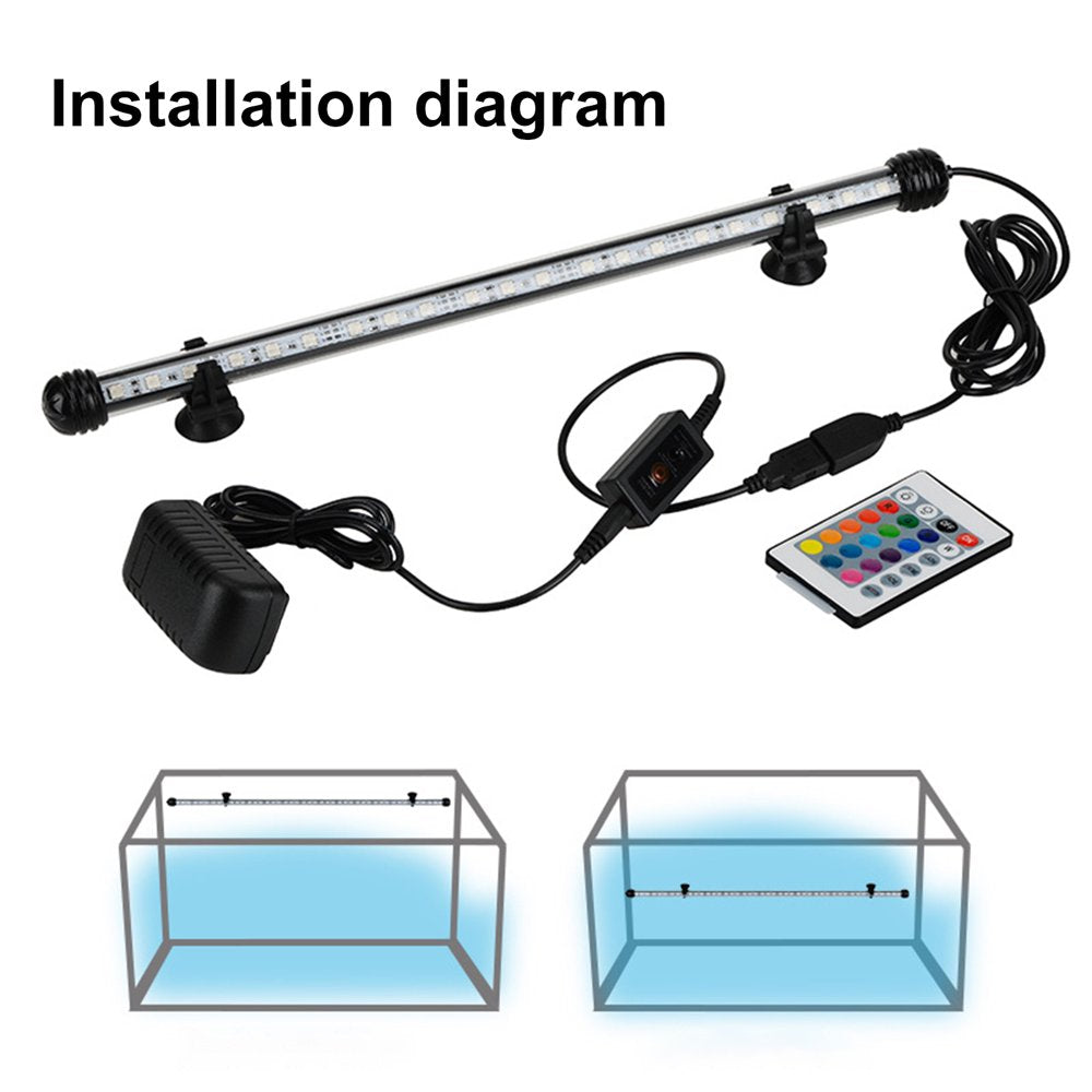 Dream Lifestyle Aquarium Light User-Friendly Waterproof Plastic IP68 Protection Rating LED Aquarium Fish Tank Light for Home Animals & Pet Supplies > Pet Supplies > Fish Supplies > Aquarium Lighting Dream Lifestyle   