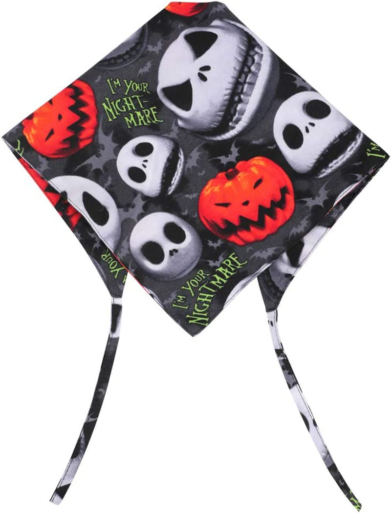 KZHAREEN Halloween Dog Bandana Reversible Triangle Bibs Scarf Accessories for Dogs Cats Pets Small Animals & Pet Supplies > Pet Supplies > Dog Supplies > Dog Apparel KZHAREEN   